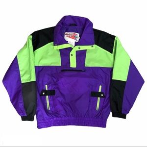 Vintage 90s downhill racer windbreaker ski jacket